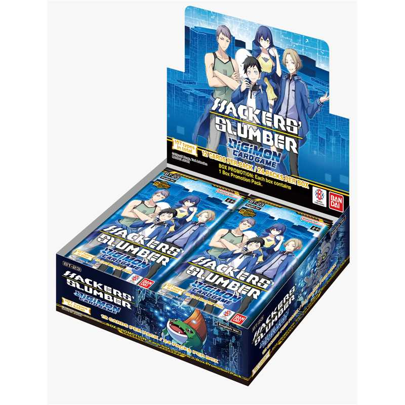 BANDAI Box Digimon Card Game - (BT-23) HACKERS’ …