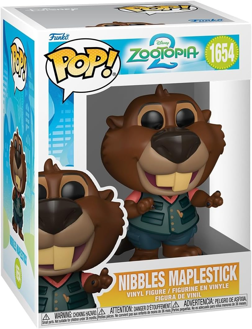 FUNKO POP ZOOTOPIA 2 - VINYL FIGURE 1654 NIBBLES MAPLESTICK 9CM