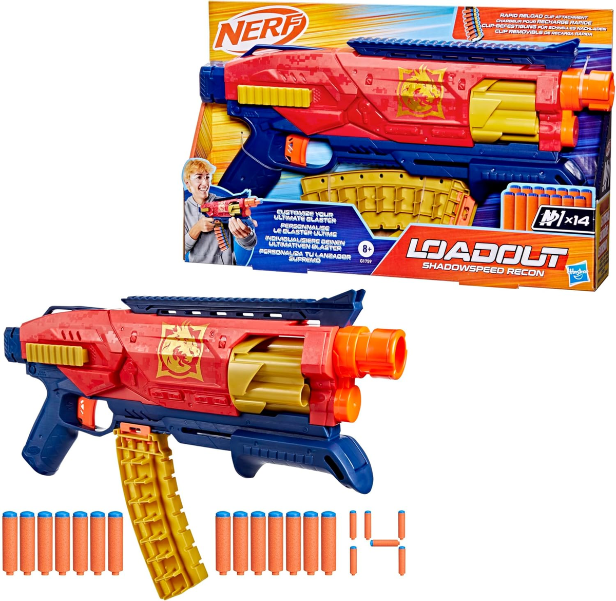 HASBRO - NERF - LOADOUT SHADOWSPEED RECON G17594N0