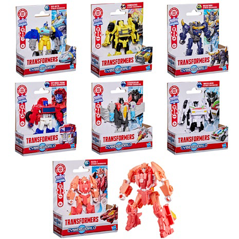HASBRO - TRANSFORMERS CYBERWORLD CYBER CHANGERS AST. G07465L0