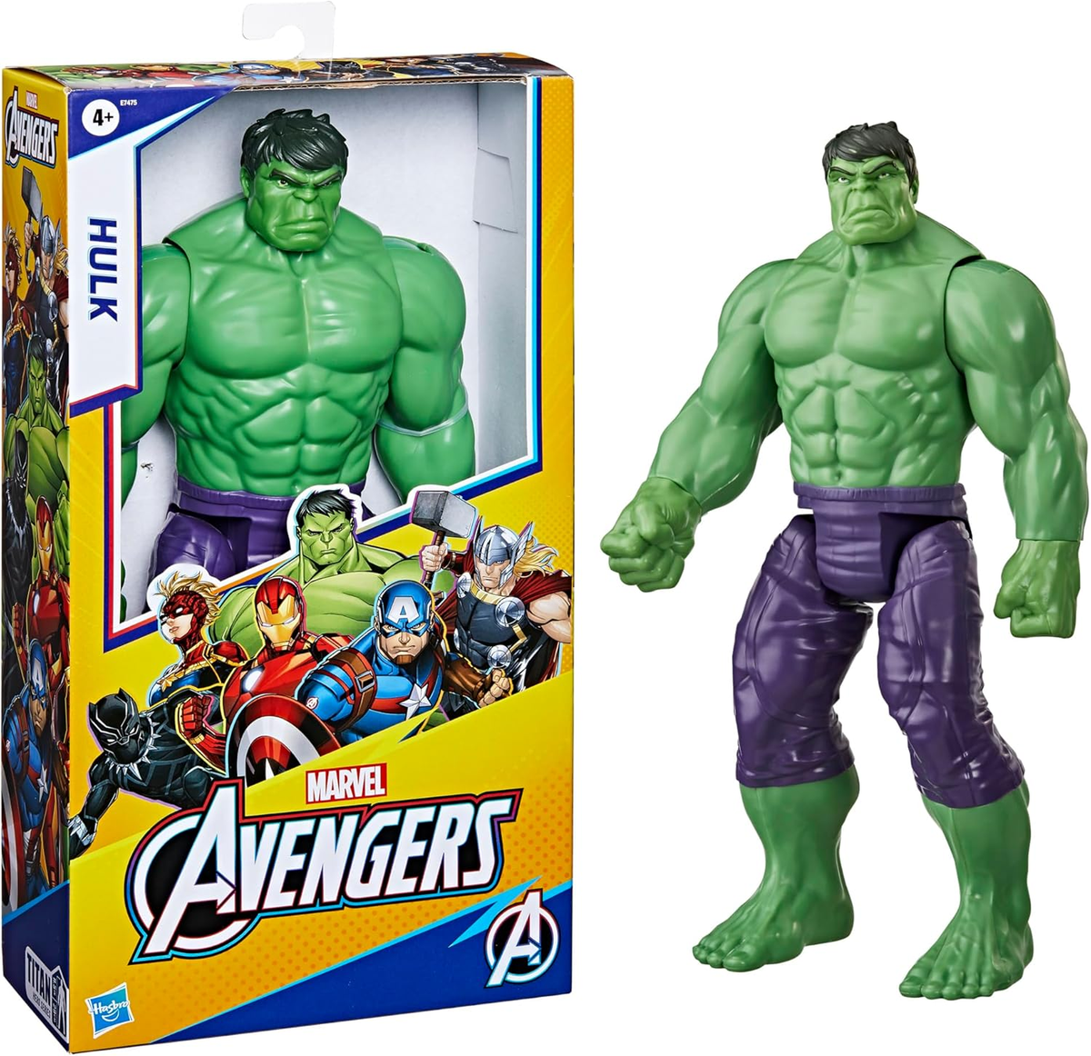 HASBRO - Marvel Avengers Titan Hero Series Blast Gear, Action figure di HULK 30CM