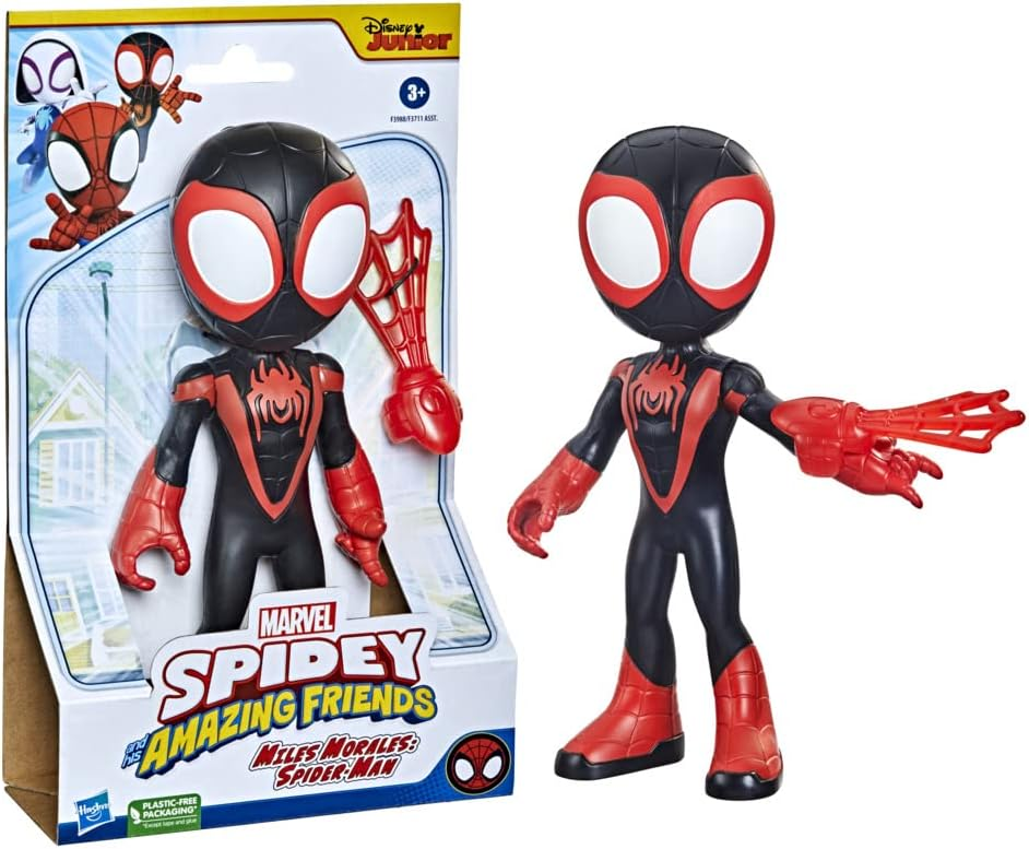 HASBRO - MARVEL MEGA SPIDEY AND HIS AMAZING FRIENDS - MILES MORALES 23CM