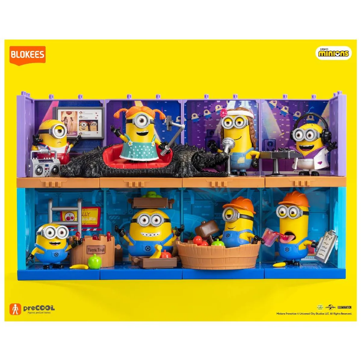 Blokees - Minions preCOOL - 74855 Minions Celebration Party CASE OF 8
