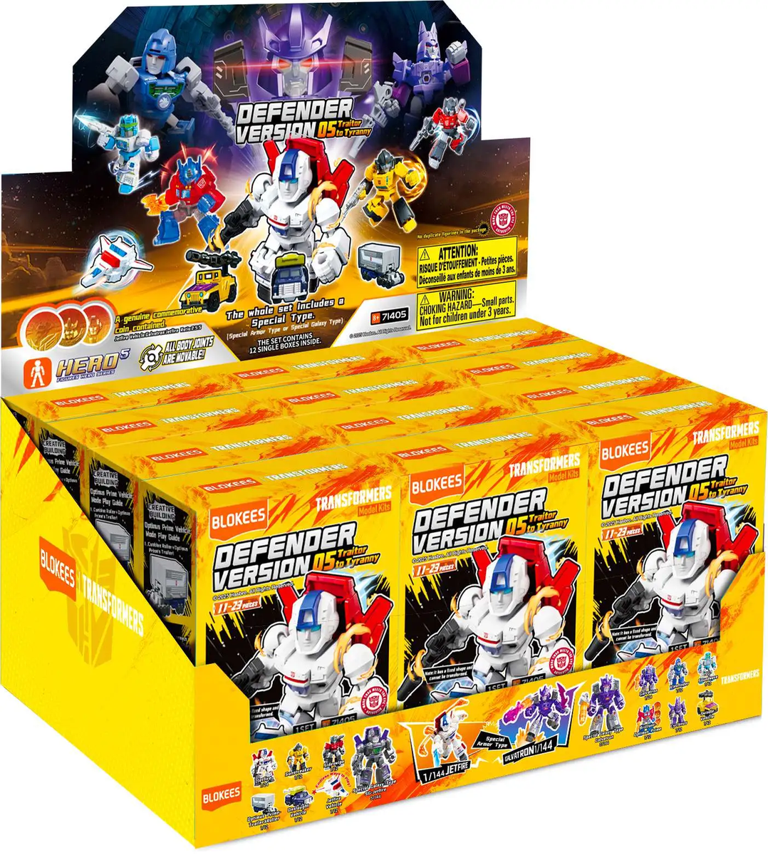 Blokees - Transformers Blind Box - Defender Version 05 - 71405 Traitor to Tyranny 5.5CM