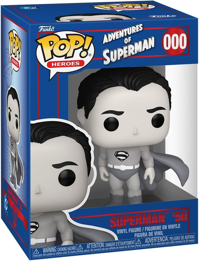 FUNKO POP DC COMICS: SHIELD THROUGH THE AGES - VINYL FIGURE 000 SUPERMAN '50 9CM