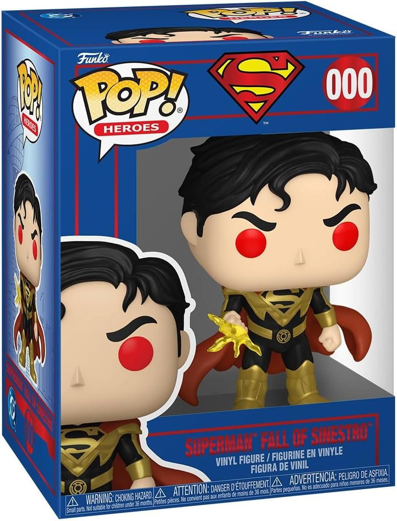 FUNKO POP DC COMICS: SHIELD THROUGH THE AGES - VINYL FIGURE 611 SUPERMAN FALL OF SINESTRO 9CM