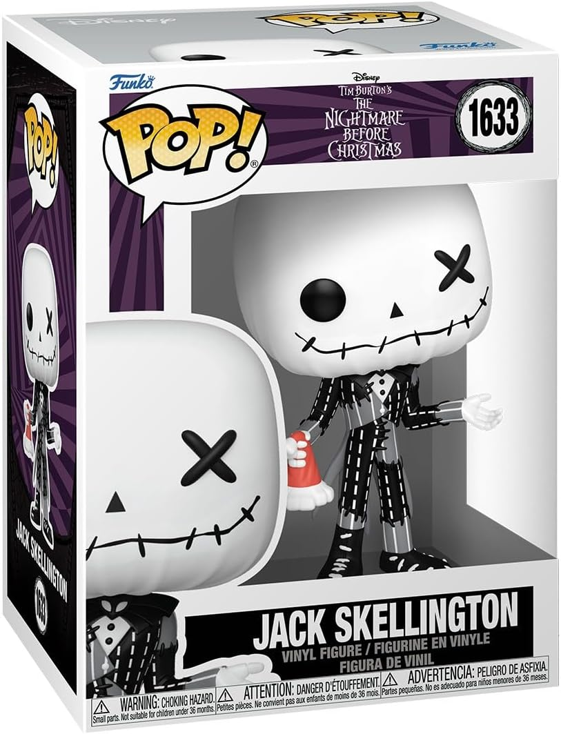FUNKO POP NIGHTMARE BEFORE CHRISTMAS - VINYL FIGURE 1633 JACK SKELLINGTON (PATCHWORK) 9CM