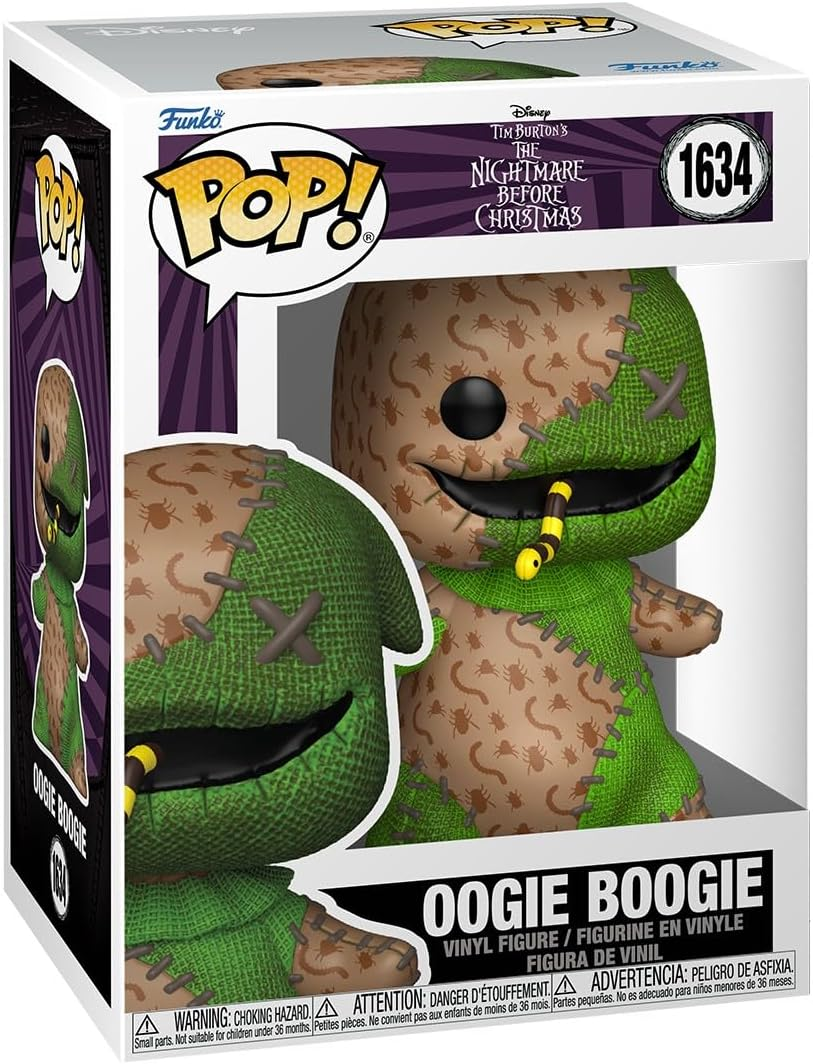 FUNKO POP NIGHTMARE BEFORE CHRISTMAS - VINYL FIGURE 1634 OOGIE BOOGIE (PATCHWORK) 9CM