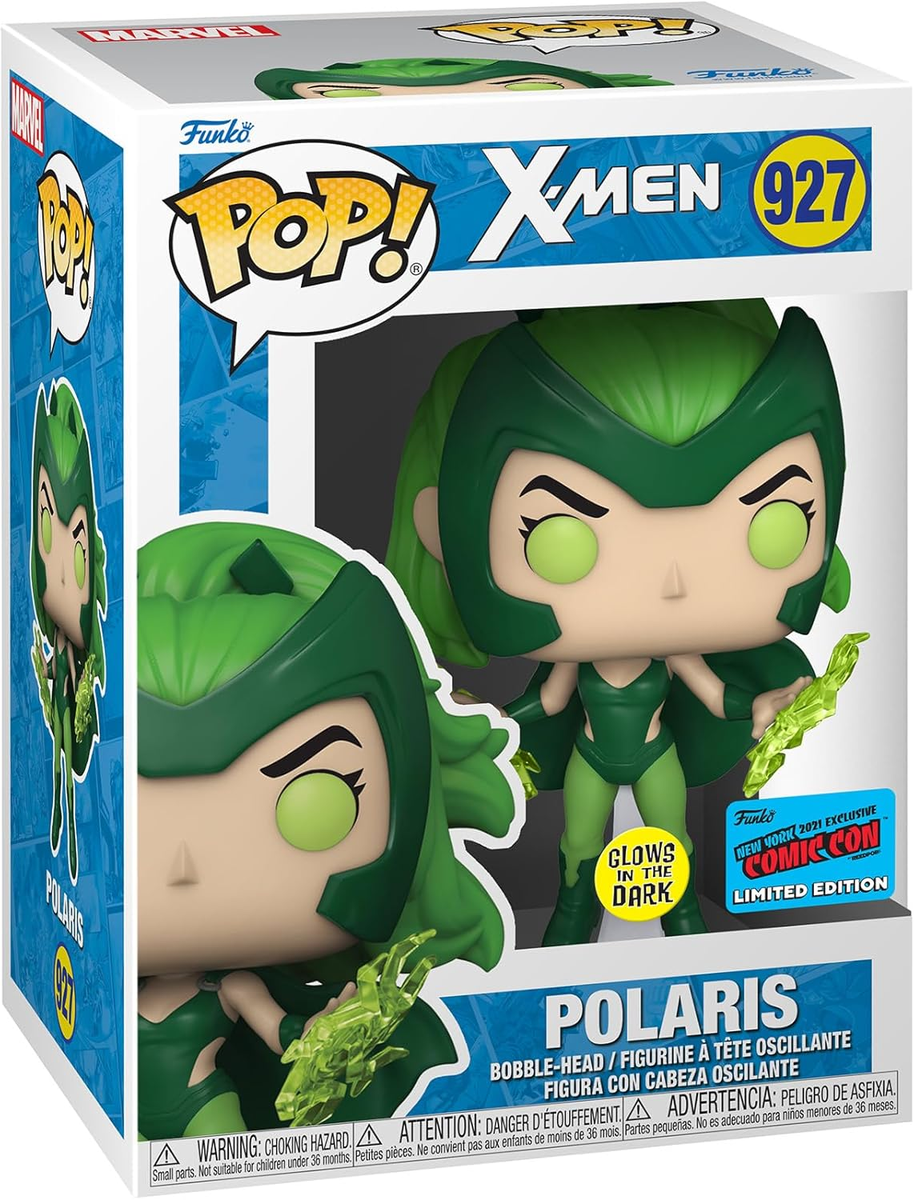 FUNKO POP MARVEL: X-MEN - POP FUNKO VINYL FIGURE 927 POLARIS (GW) NYCC/FALL CON 9CM