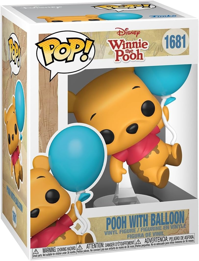 FUNKO POP WINNIE THE POOH S4 - VINYL FIGURE 1681 POOH WITH BALLOON 9CM