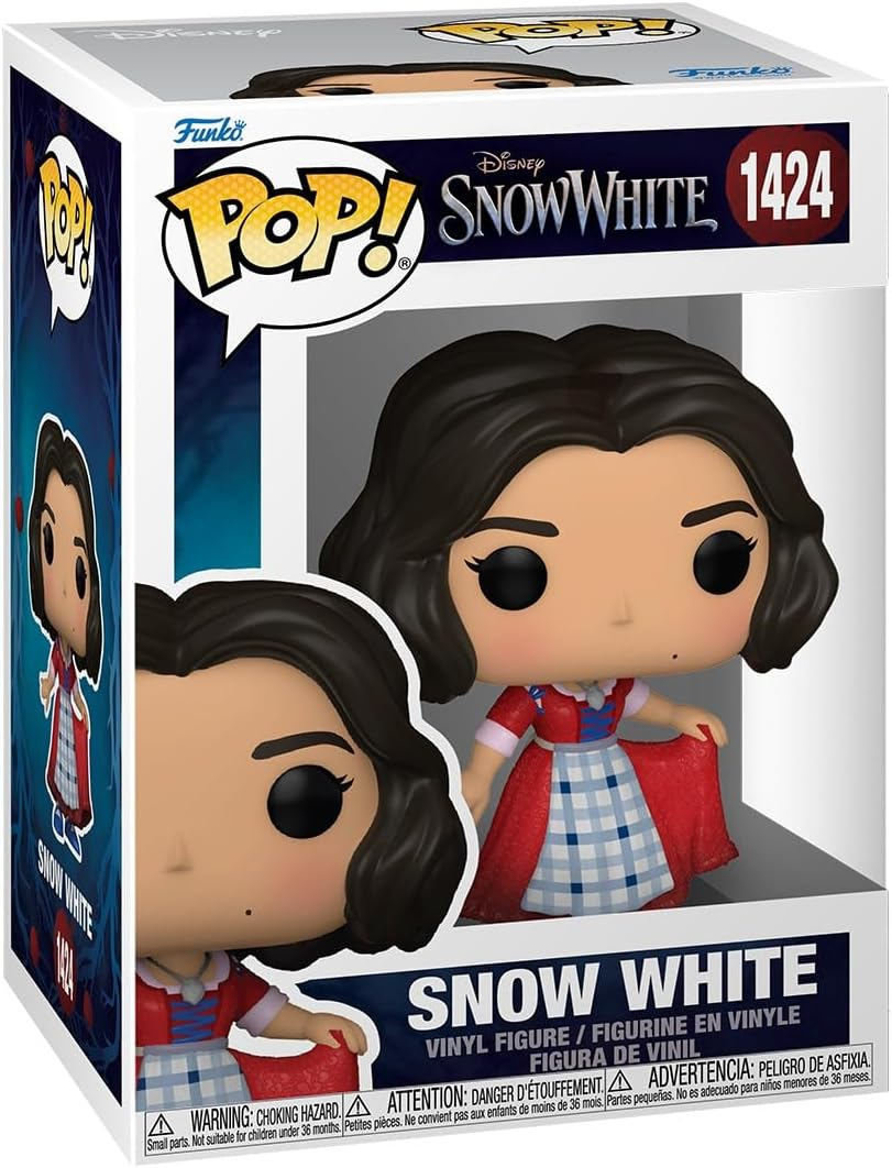 FUNKO POP DISNEY:SNOW WHITE (LIVE ACTION) - VINYL FIGURE 1424 SNOW WHITE(PLAID DRESS) 9CM
