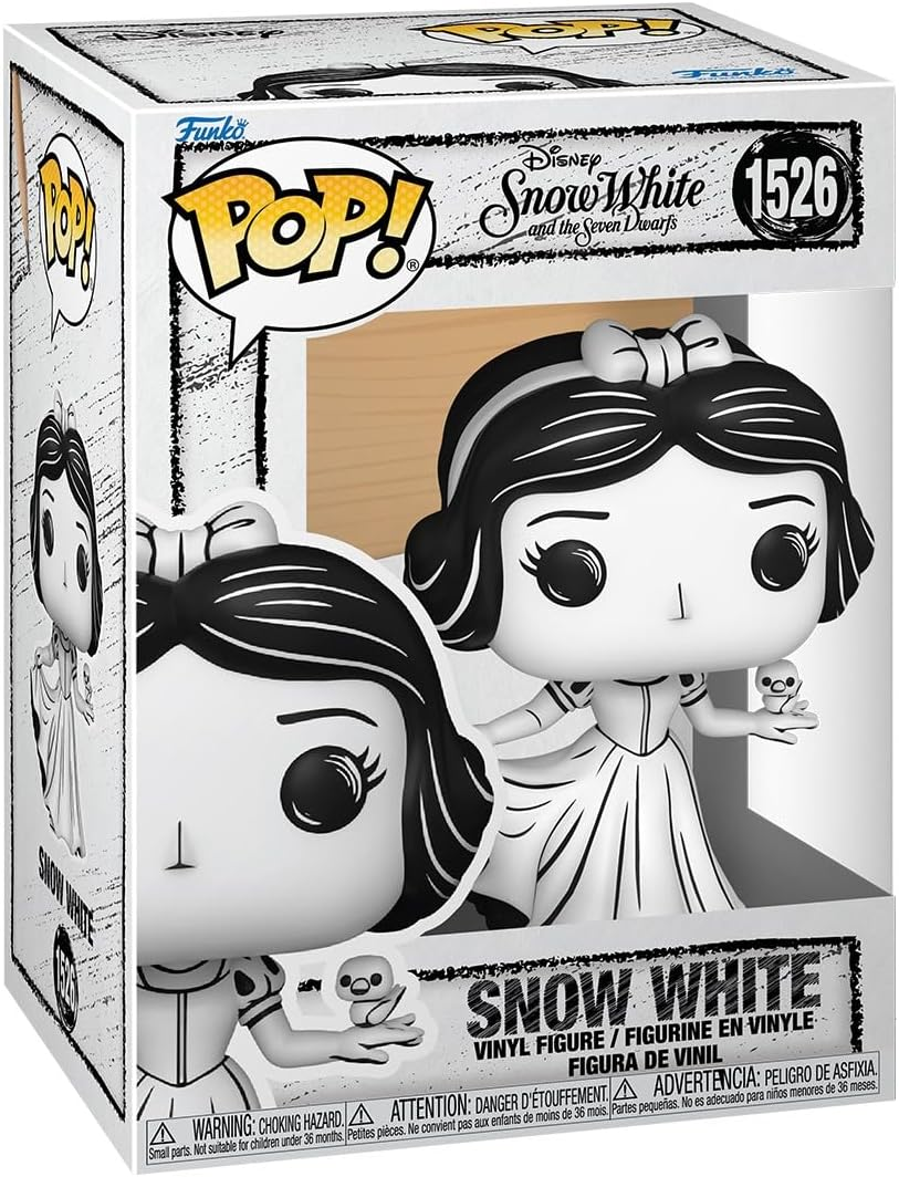 FUNKO POP DISNEY: BAMBI - VINYL FIGURE 1526 SNOW WHITE (SKETCHED) 9CM