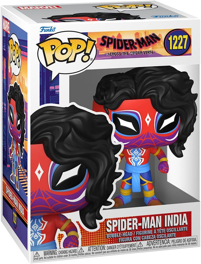 FUNKO POP SPIDER-MAN : ACROSS THE SPIDER-VERSE - VINYL FIGURE 1227 SPIDER-MAN INDIA 9CM
