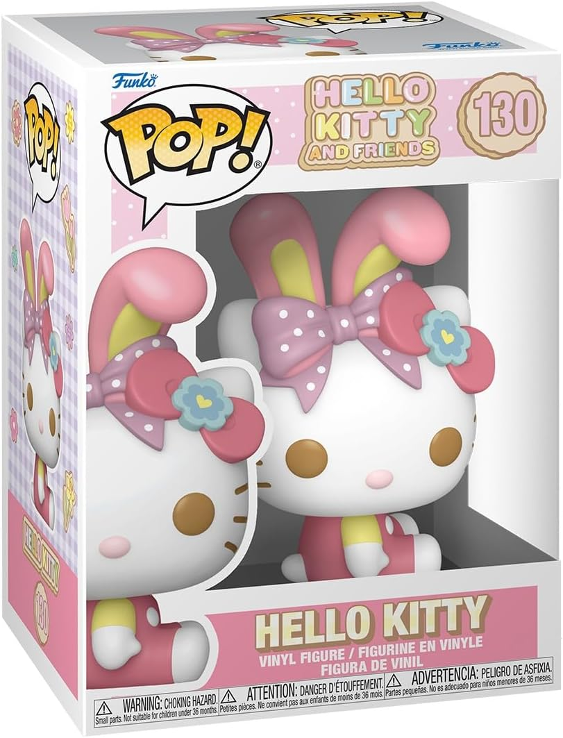 FUNKO POP SANRIO:HELLO KITTY SPRING - VINYL FIGURE 130 HELLO KITTY (CKIE) 9CM