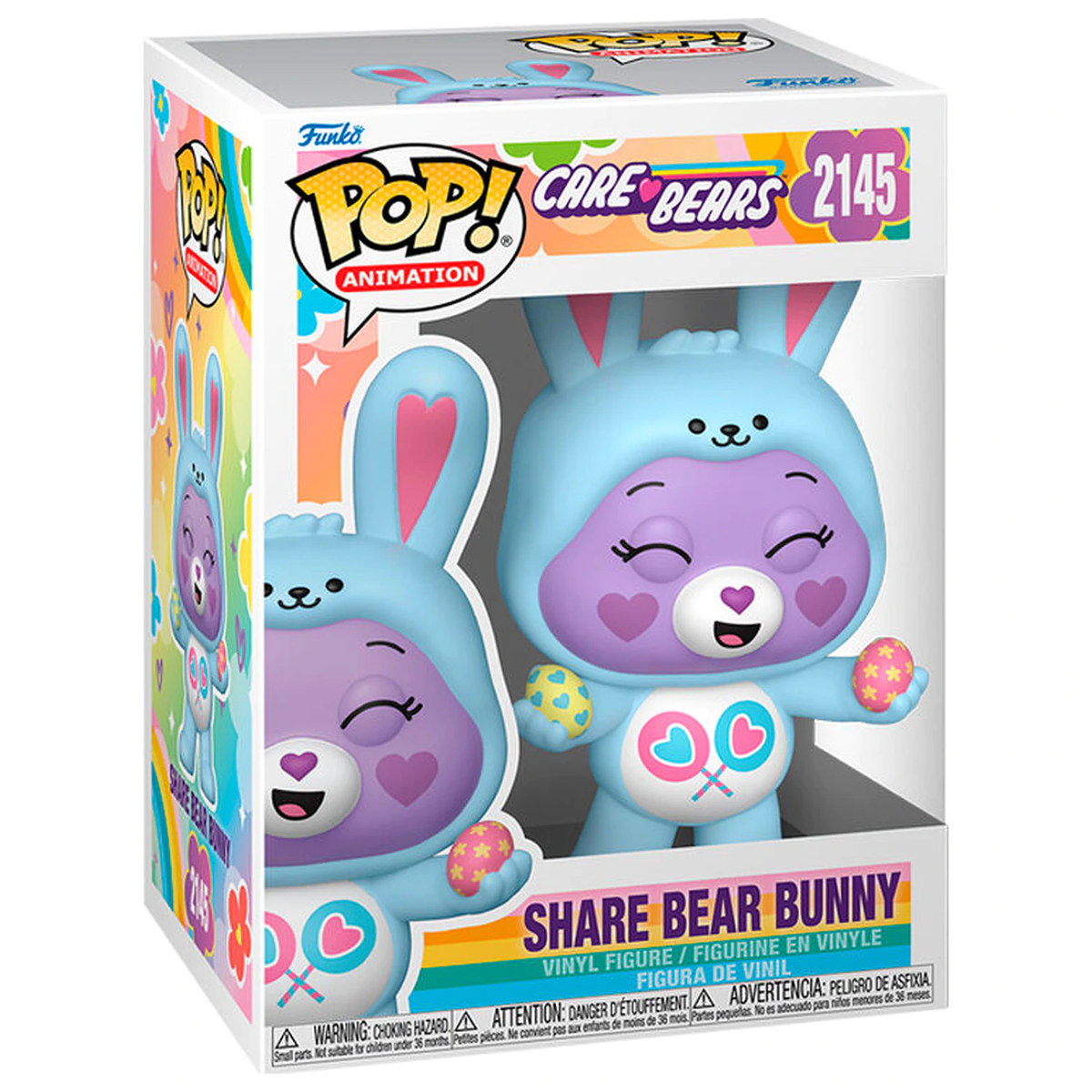 FUNKO POP CARE BEARS - VINYL FIGURE 2145 SHARE BEAR BUNNY 9CM