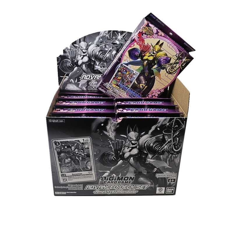 BANDAI Display 8x Digimon Card Game ST-22 Advanced Deck Amethyst Mandala 05/12/2025