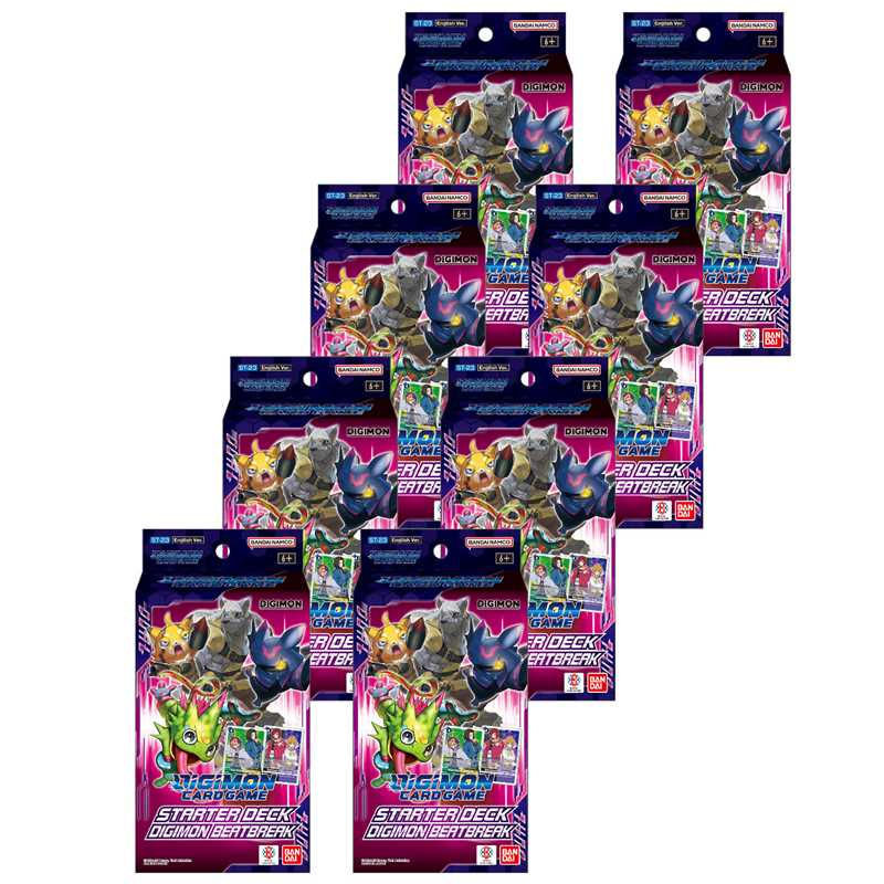 BANDAI Display 8x Digimon Card Game ST-23 Starter …