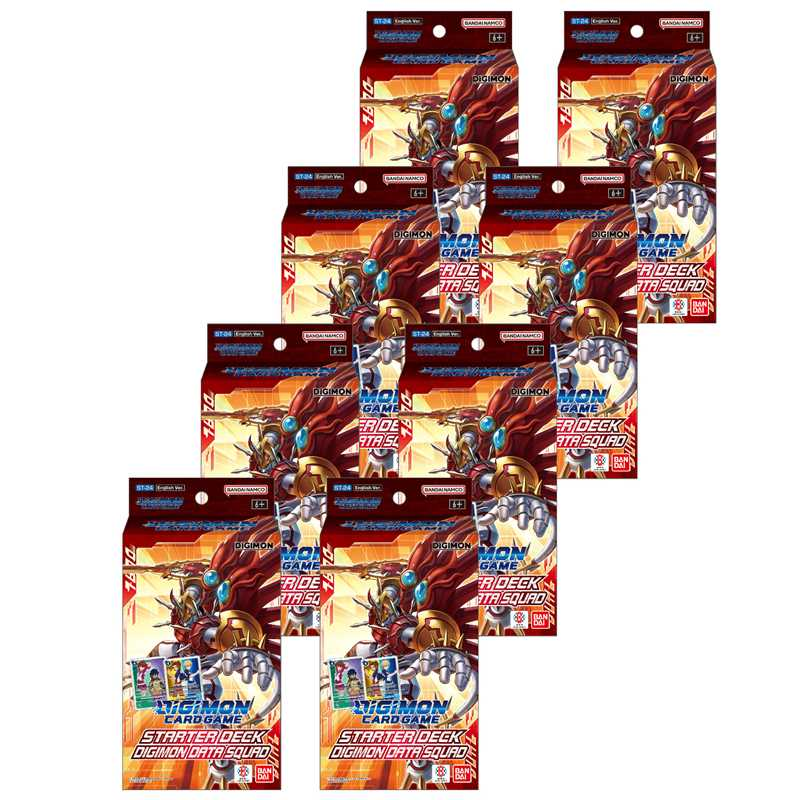 BANDAI Display 8x Digimon Card Game ST-24 Starter Deck DIGIMON DATA SQUAD 15/05/2026