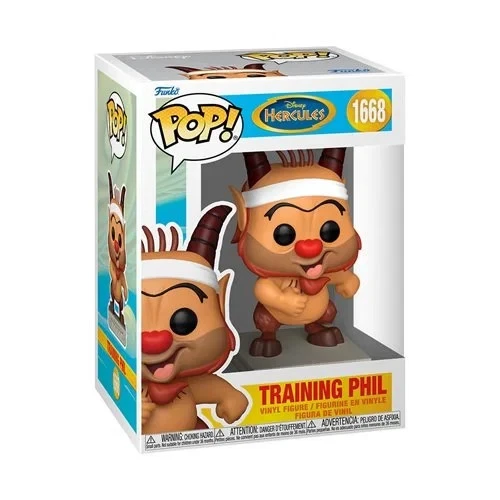 FUNKO POP DISNEY - HERCULES 25TH ANNIVERSARY - VINYL FIGURE 1668 TRAINING PHIL 9CM