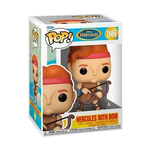 FUNKO POP DISNEY - HERCULES 25TH ANNIVERSARY - VINYL FIGURE 1666 HERCULES WITH BOW 9CM