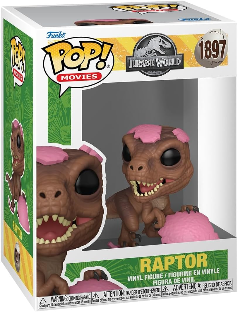 FUNKO POP JURASSIC PARK - VINYL FIGURE 1897 RAPTOR 9CM