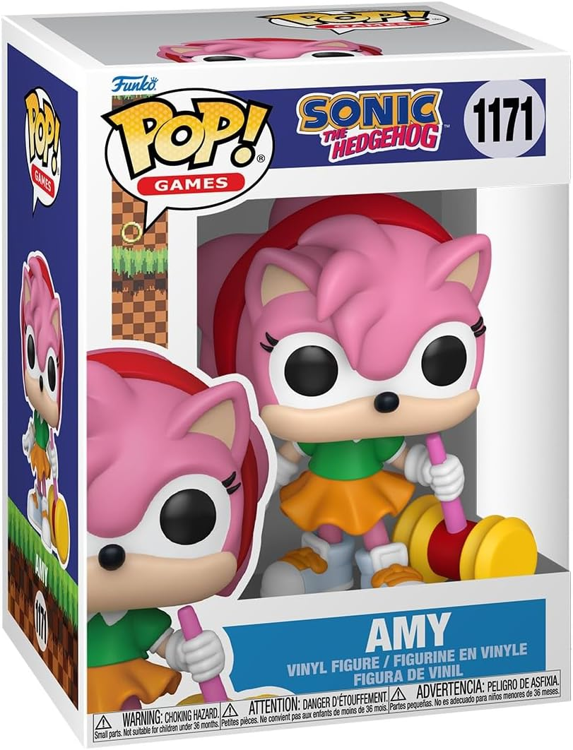 FUNKO POP SONIC THE HEDGEHOG S10 - VINYL FIGURE 1171 AMY ROSE 9CM COC