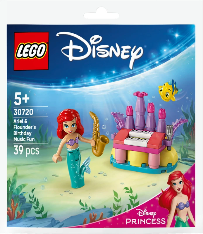 LEGO POLYBAG PRINCESS - Divertimento musicale per il compleanno di Ariel e Flounder 30720