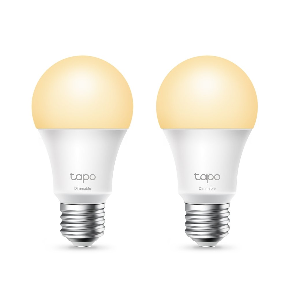 TAPO L510E - Lampadina LED Smart Wi-Fi con luce dimmerabile 2700KOMCLOUD Lampadina Wi-FI RGB + Bianco CCT E27 dimmerabile EE-11WE27