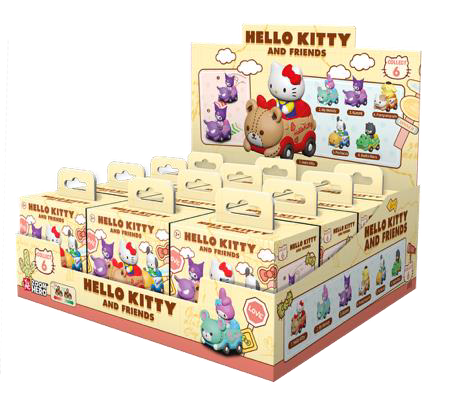 YuMe Blind Box - Zoom Hero - Hello Kitty and Friends Series 1 - PDQ (12 Units) 5CM 16688
