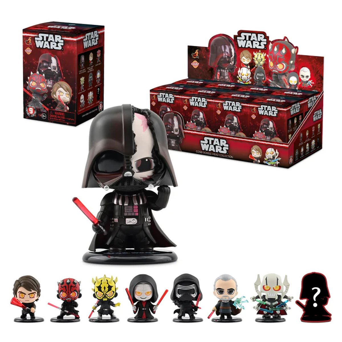 YuMe Blind Box - Cosbi - Star Wars Figurines Dark Side Series - PDQ (8 Units) 15437
