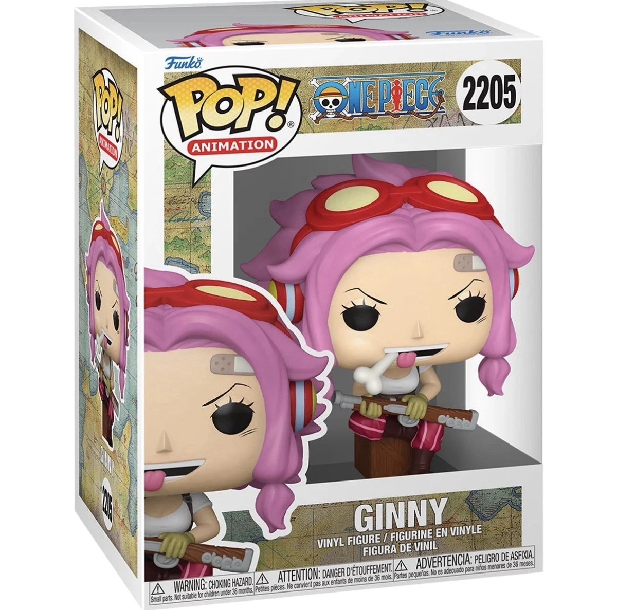 FUNKO POP ONE PIECE - VINYL FIGURE 2205 GINNY 9CM