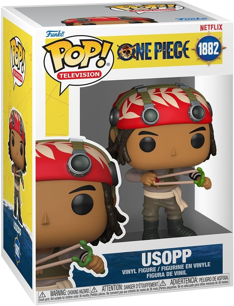 FUNKO POP NETFLIX: ONE PIECE (LIVE ACTION) - VINYL FIGURE 1882 USOPP 9CM