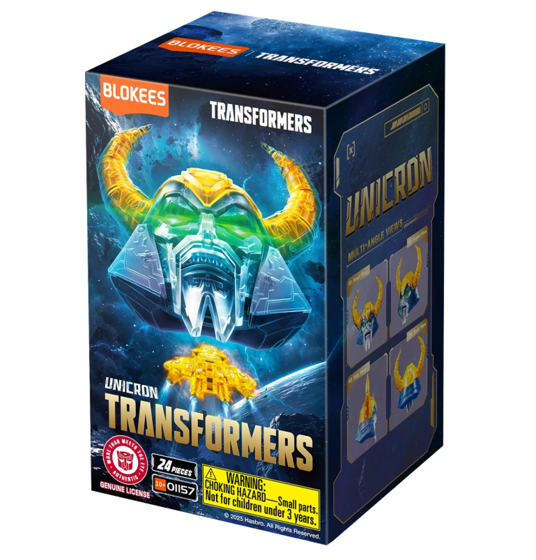 Blokees - Transformers - Galaxy Version - 01157 Unicron-Head Transparent Version (NO BLIND BOX)