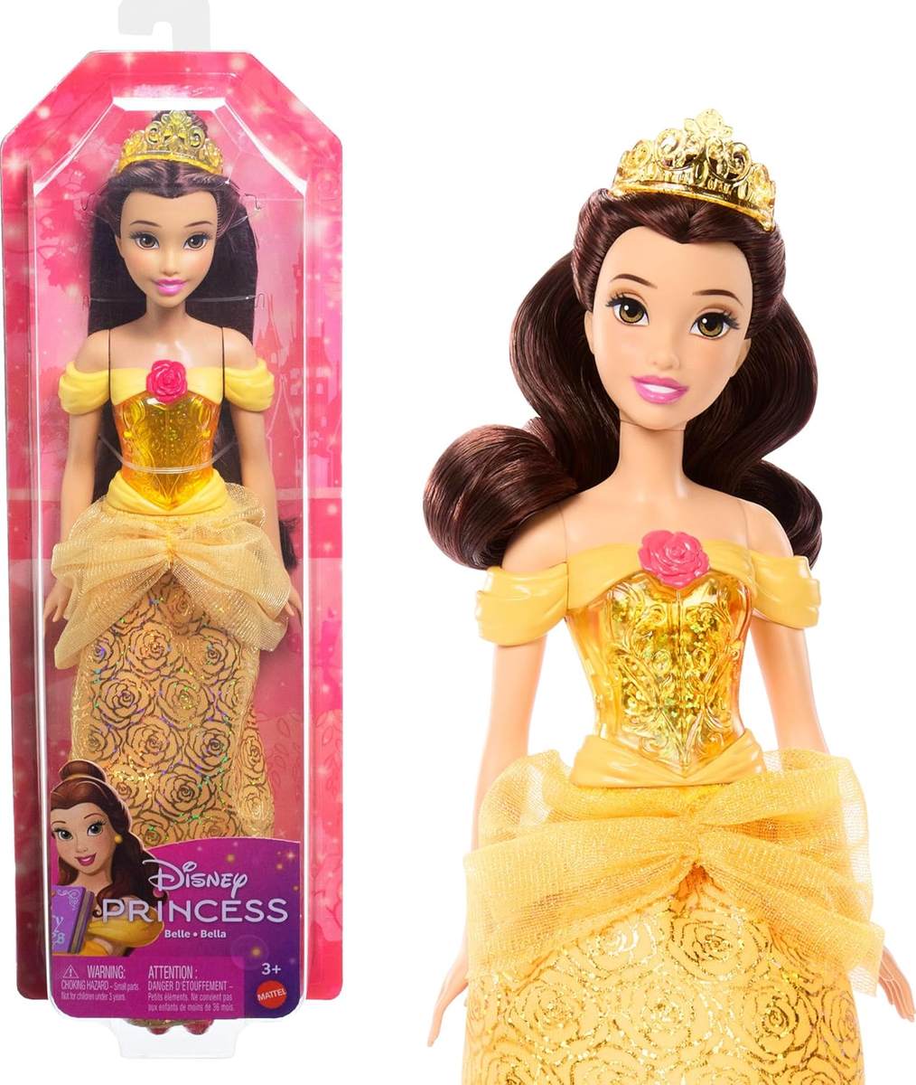 MATTEL - Disney Princess Bambola Belle HLW11