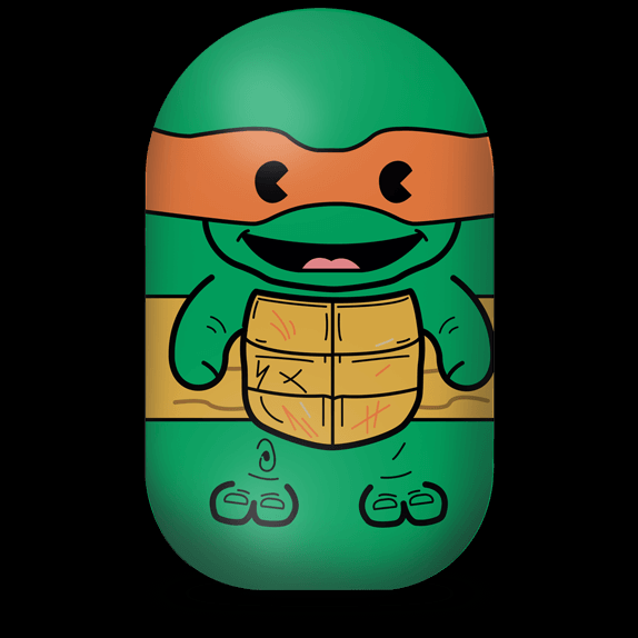 CICABOOM PUNIZ SQUISHY BATTLE - TEENAGE MUTANT NINJA - Michelangelo Toddler