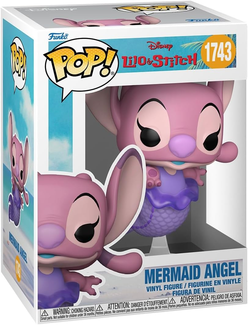 FUNKO POP LILO & STITCH S5 - VINYL FIGURE 1743 MERMAID ANGEL 9CM 90344