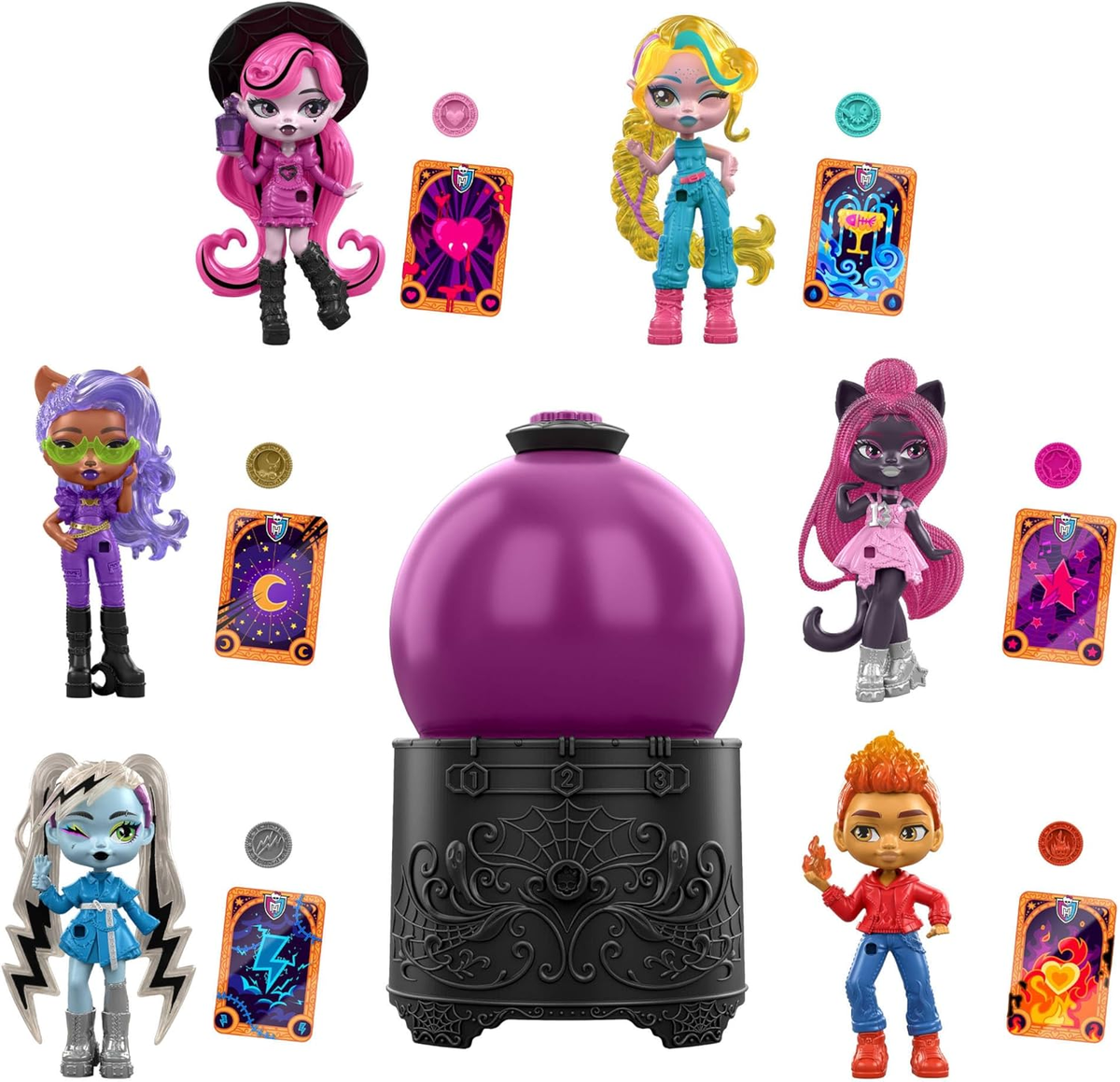 MATTEL -Monster High Fright Size Crystal Ball Ass.to JCX99