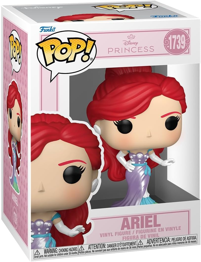 FUNKO POP DISNEY PRINCESS :GRAND ENTRANCES - VINYL FIGURE 1739 ARIEL 9CM 90306