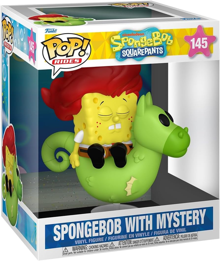 FUNKO POP RIDE DELUXE SPONGEBOB S5 - VINYL FIGURE 145 SPONGEBOB WITH MYSTERY 15CM 90366