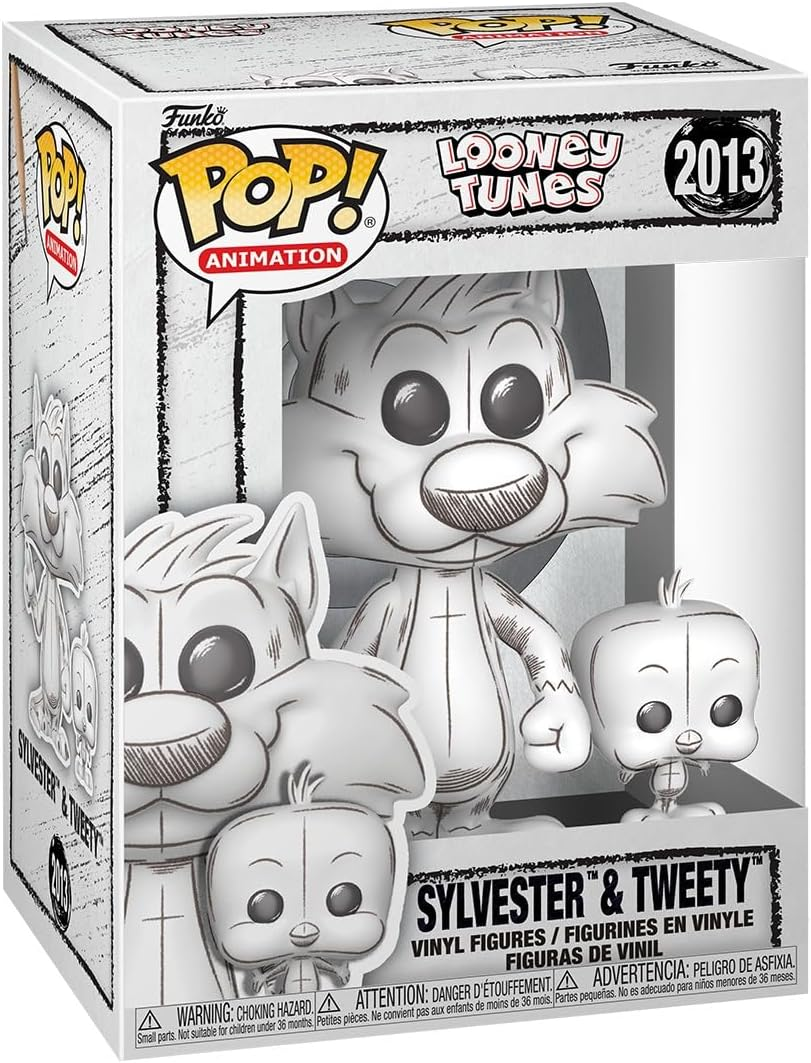 FUNKO POP LOONEY TUNES - VINYL FIGURE 2013 SYLVESTER & TWEETY (SKETCHED) 9CM 31/05/2026