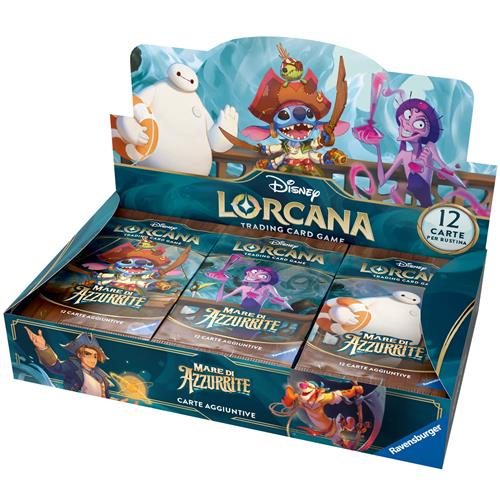 LORCANA - BOX 24 BUSTE S06 - MARE DI AZZURRITE Booster Pack Display ITA 27/11/2024