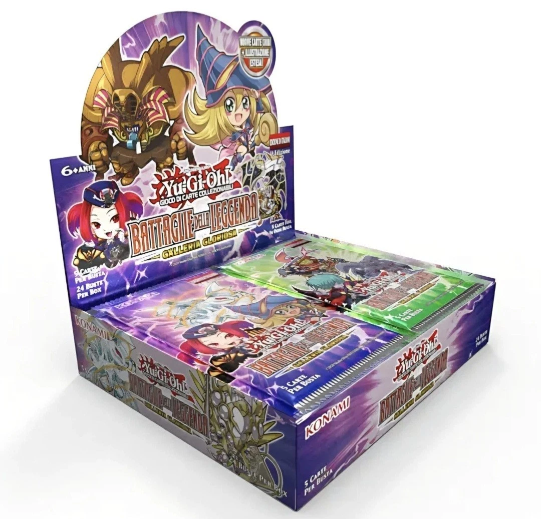 Yu-Gi-Oh! BUSTINA SINGOLA IN ESP. 24 BUSTE - BATTLE OF LEGEND: GLORIUOS GALLERY (IT) 04/06/2026