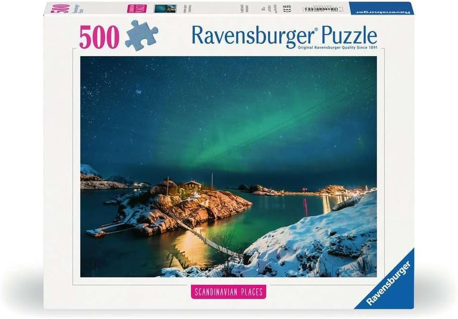 Ravensburger Puzzle 500 PC - Aurora boreale a Troms, Norvegia 12000845