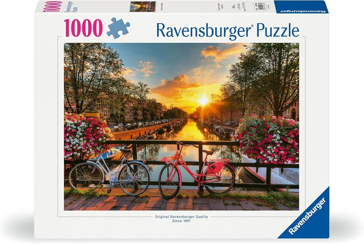 Ravensburger Puzzle 1000 PC - Biciclette ad Amsterdam 12000662