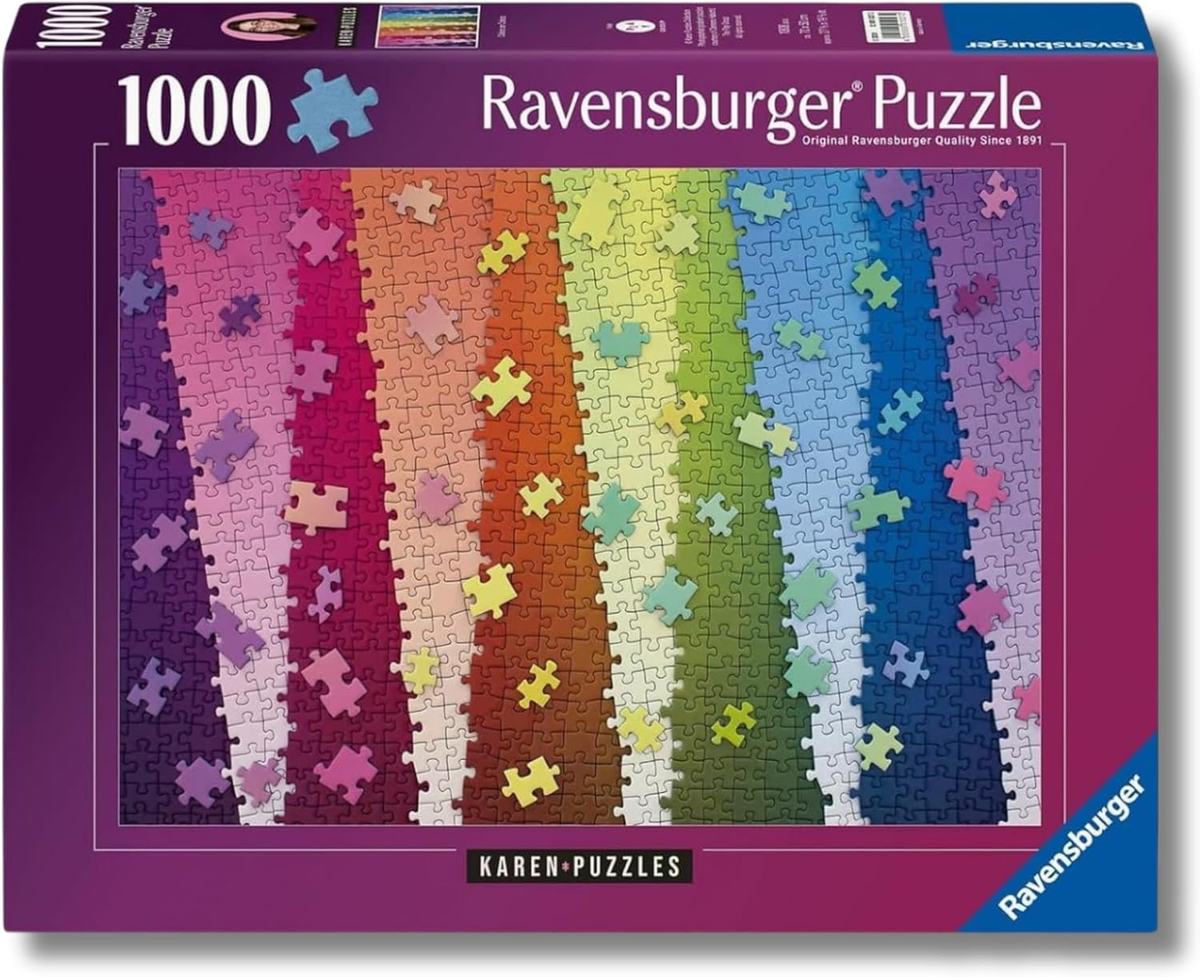 Ravensburger Puzzle 1000 PC illustrated - Colors on Colors - Karen Puzzles 12001027
