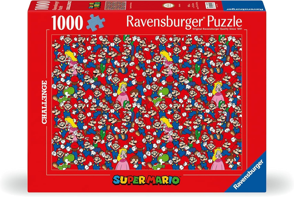 Ravensburger Puzzle 1000 PC Challenge - Super Mario 12000504