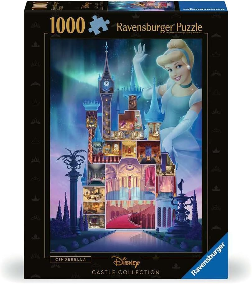Ravensburger Puzzle 1000 PC Disney Castles - Cenerentola 12000259