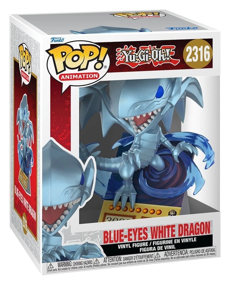 FUNKO POP PREMIUM YU-GI-OH! - VINYL FIGURE 2316 BLUE-EYES WHITE DRAGON 15CM 86608
