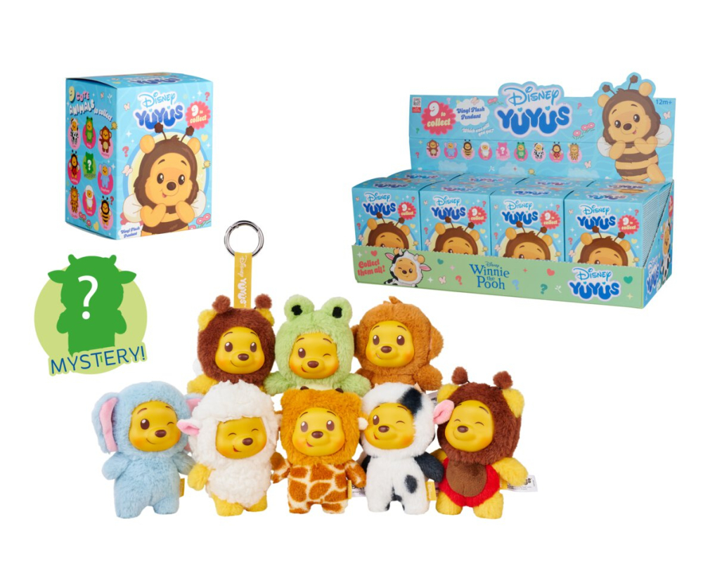 SIMBA - YUYUS BLIND BOX "Disney Winnie the Pooh" clips 8 assortiti - cm.12