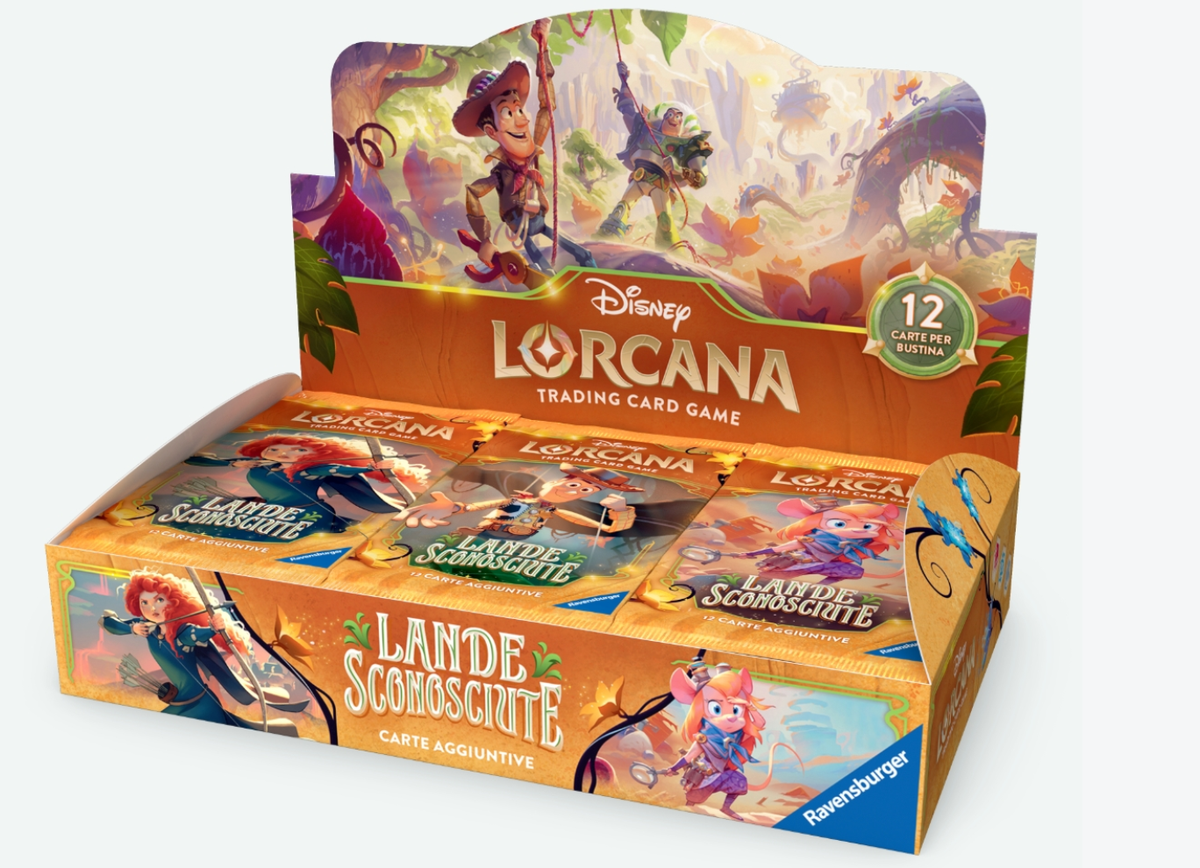 LORCANA - BOX 24 BUSTE S12 - Lande Sconosciute Booster Pack Display ITA 15/05/2026